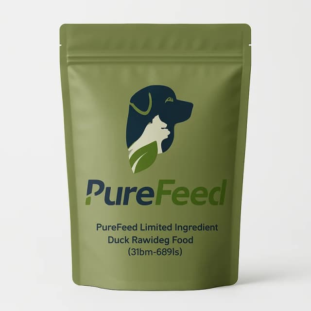 PureFeed Limited Ingredient Duck Raw Dog Food (3 lb nuggets)
