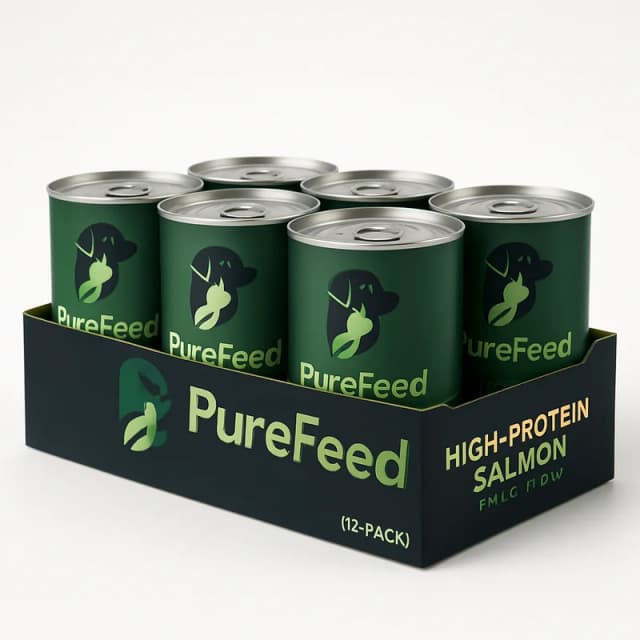 PureFeed High-Protein Salmon Wet Cat Food (12-pack)