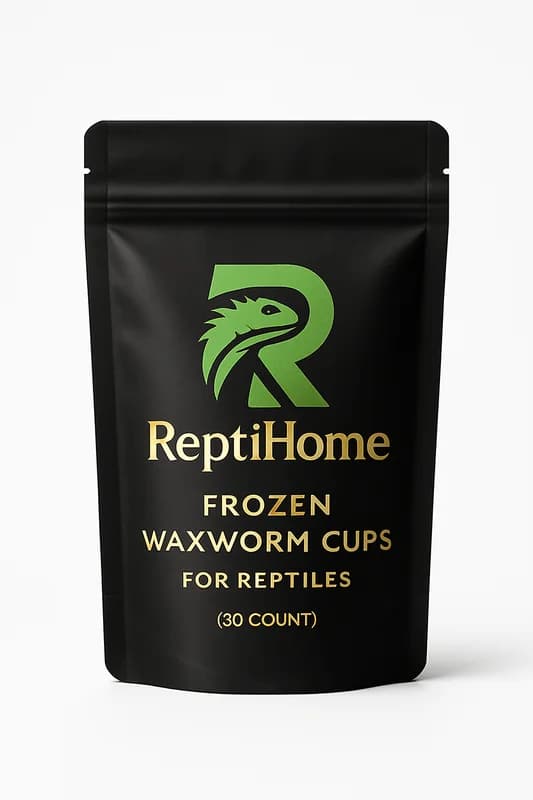 ReptiHome Frozen Waxworm Cups for Reptiles (30 count)