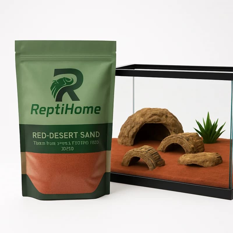 ReptiHome Red Desert Sand Substrate for Arid Reptiles (10 lb)