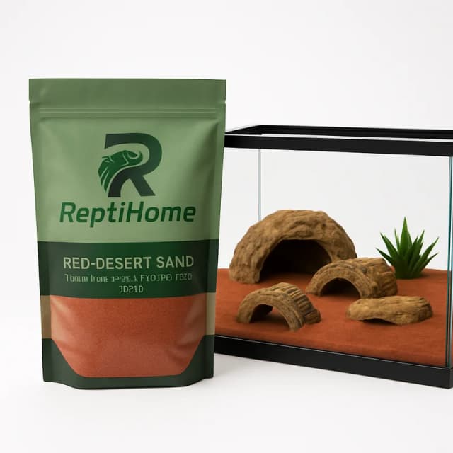 ReptiHome Red Desert Sand Substrate for Arid Reptiles (10 lb)