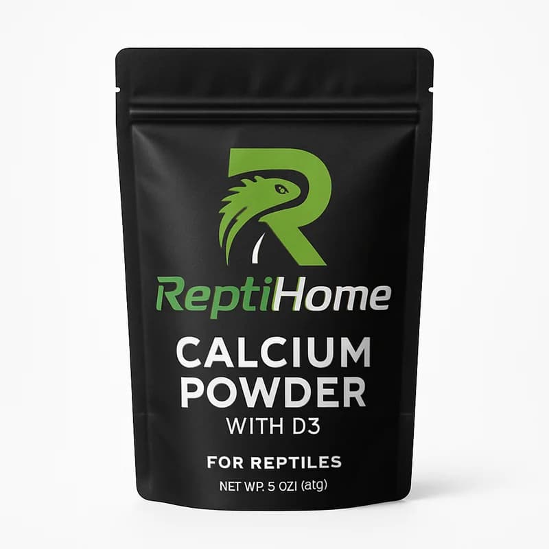 ReptiHome Calcium Powder with D3 for Reptiles (3oz)