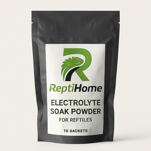 ReptiHome Electrolyte Soak Powder for Reptiles (10 sachets)