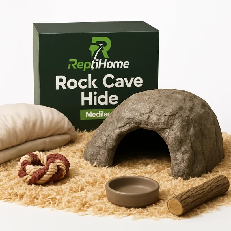 ReptiHome Rock Cave Hide Medium