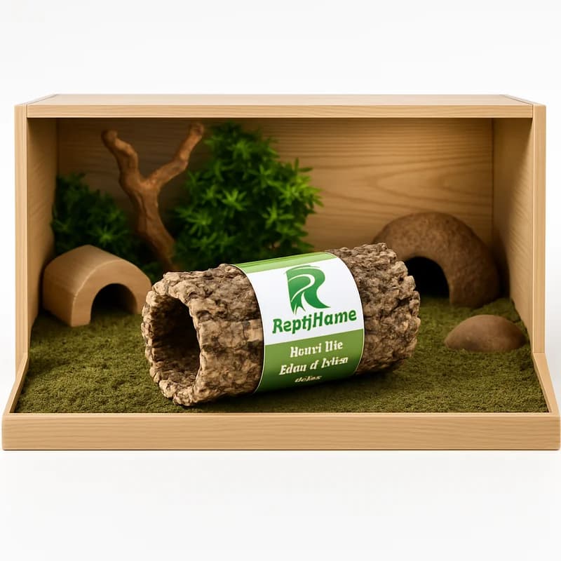 ReptiHome Cork Bark Round Tube (12-inch)
