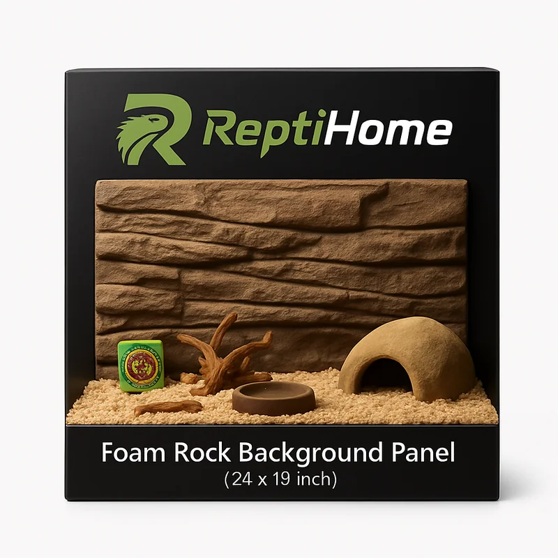ReptiHome Foam Rock Background Panel (24x18 inch)