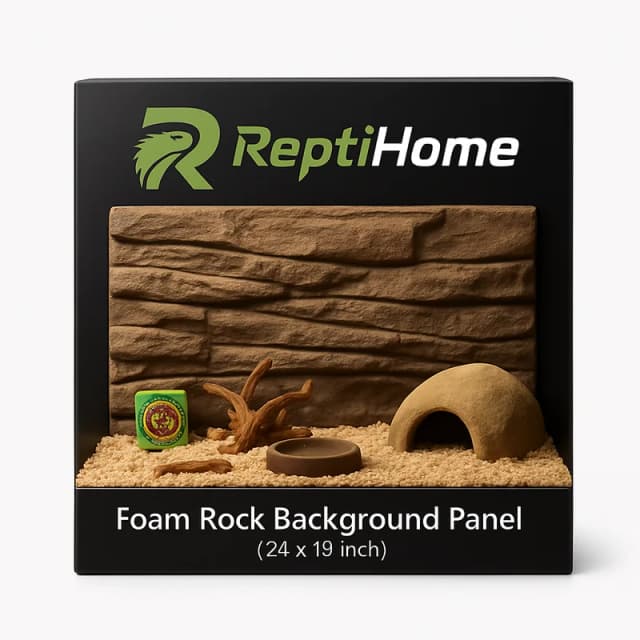 ReptiHome Foam Rock Background Panel (24x18 inch)