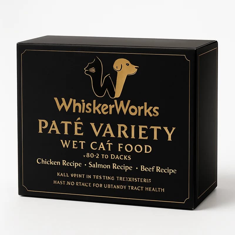 WhiskerWorks Pate Variety Wet Cat Food (3 oz 12-pack)