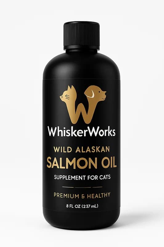 WhiskerWorks Wild Alaskan Salmon Oil Supplement for Cats (8 oz)