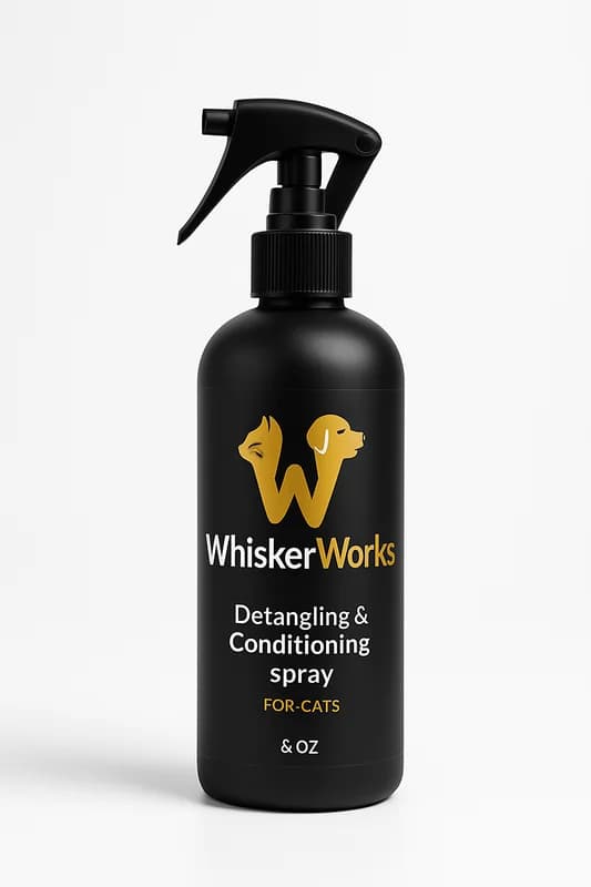 WhiskerWorks Detangling and Conditioning Spray for Cats (8 oz)