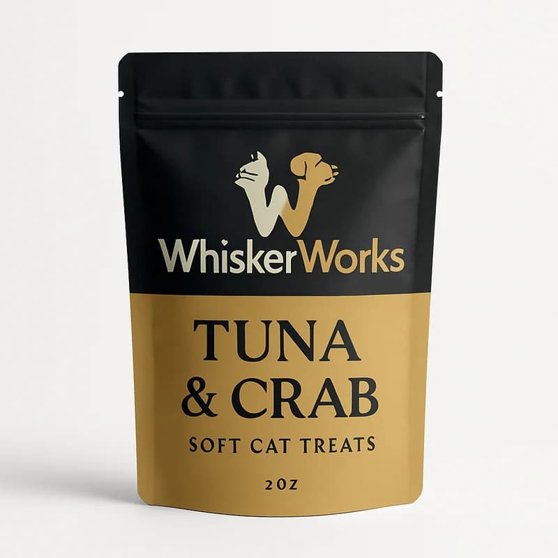 WhiskerWorks Tuna & Crab Soft Cat Treats (2 oz)