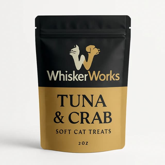 WhiskerWorks Tuna & Crab Soft Cat Treats (2 oz)