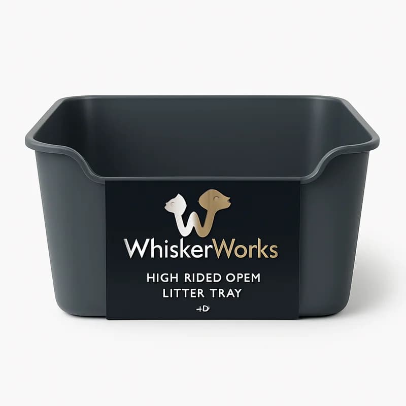 WhiskerWorks High-Sided Open Litter Tray (L)