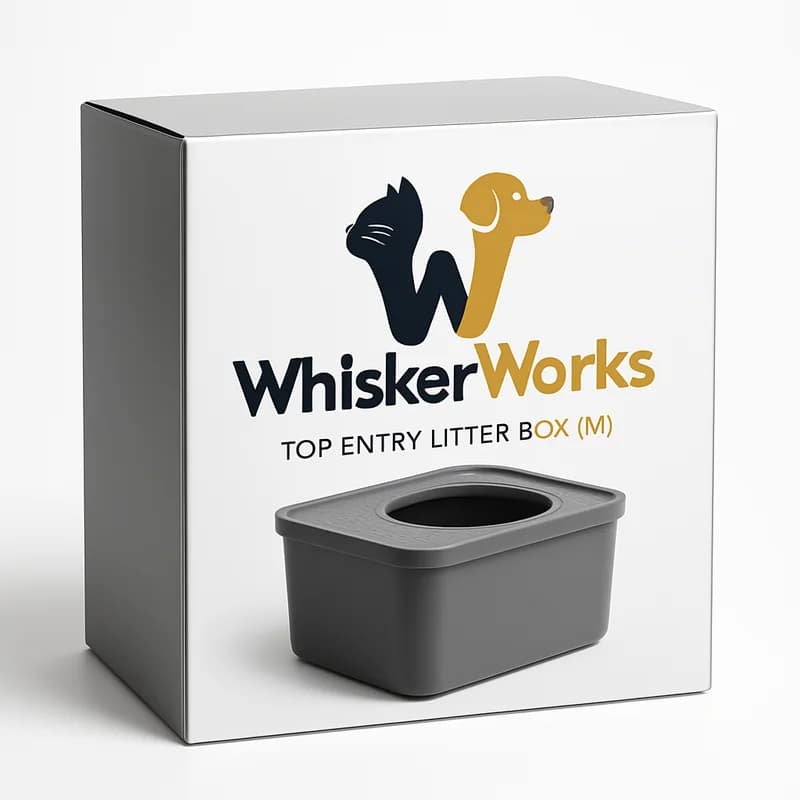 WhiskerWorks Top-Entry Litter Box (M)