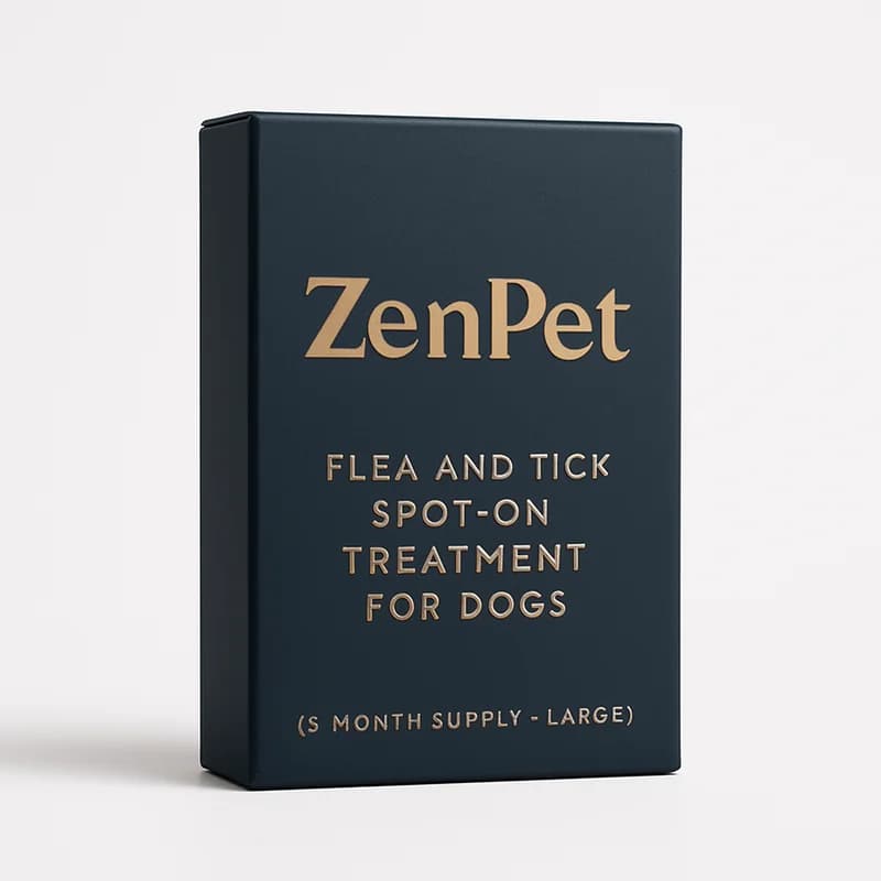ZenPet Flea and Tick Spot-On Treatment for Dogs (3-month Supply Large)