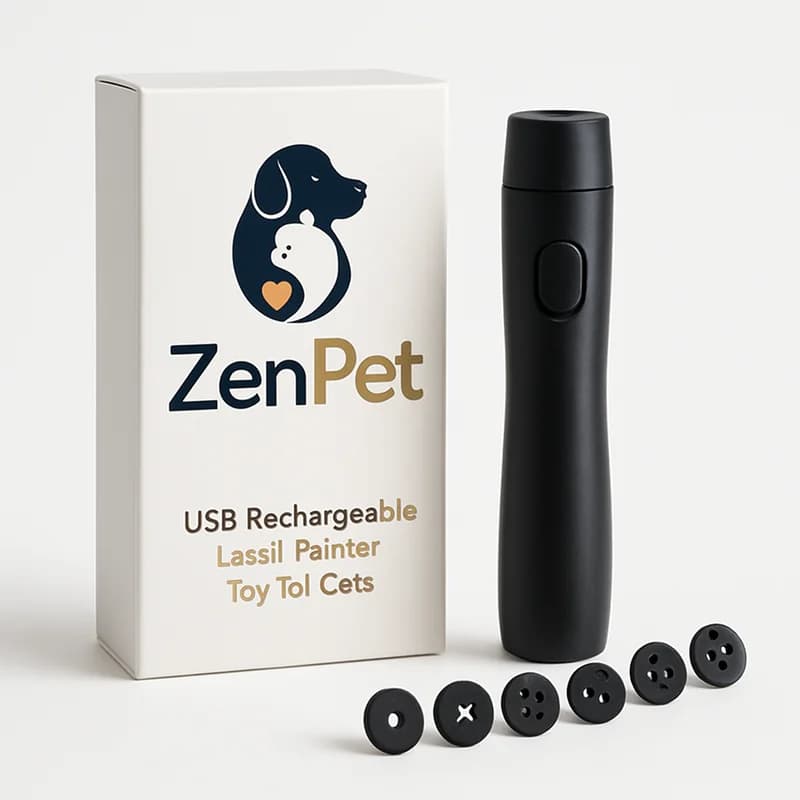 ZenPet USB Rechargeable Laser Pointer Toy for Cats