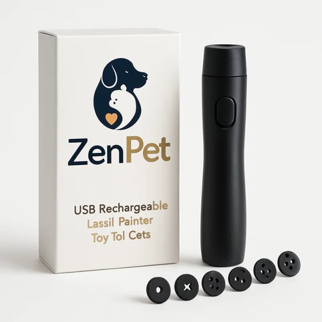 ZenPet USB Rechargeable Laser Pointer Toy for Cats
