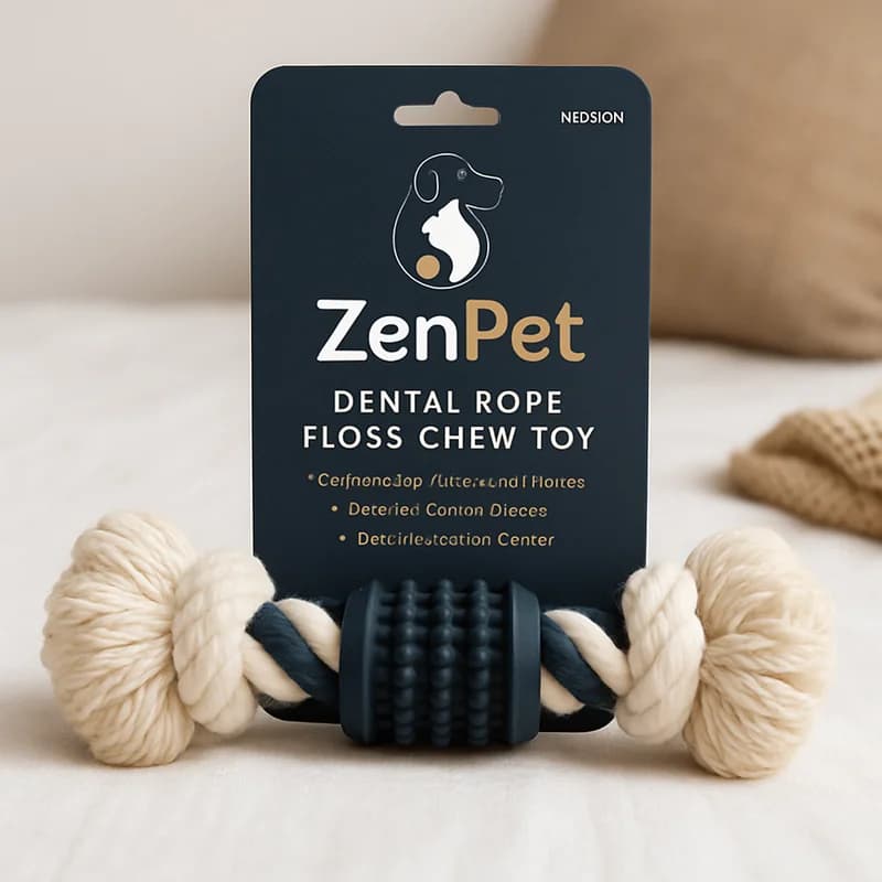 ZenPet Dental Rope Floss Chew Toy for Dogs (Medium)