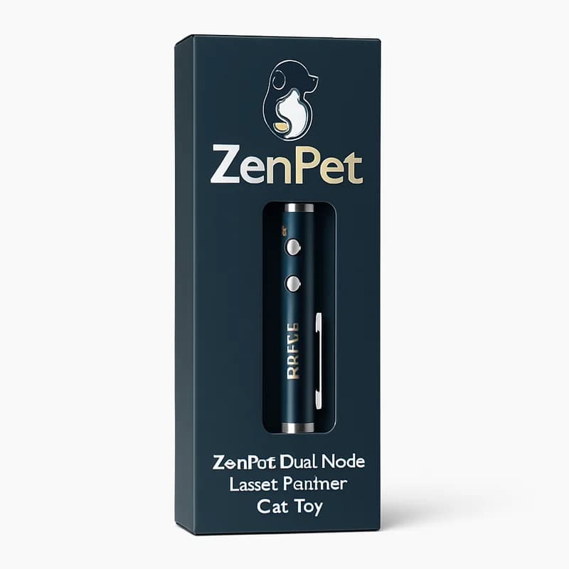 ZenPet Dual-Mode Laser Pointer Cat Toy
