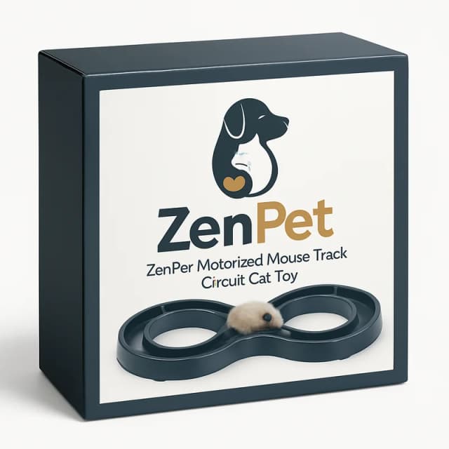 ZenPet Motorized Mouse Track Circuit Cat Toy