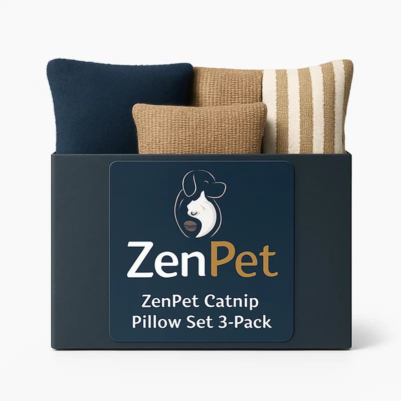 ZenPet Catnip Pillow Set 3-Pack