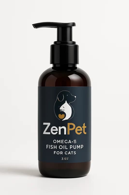 ZenPet Omega-3 Fish Oil Pump for Cats 4oz