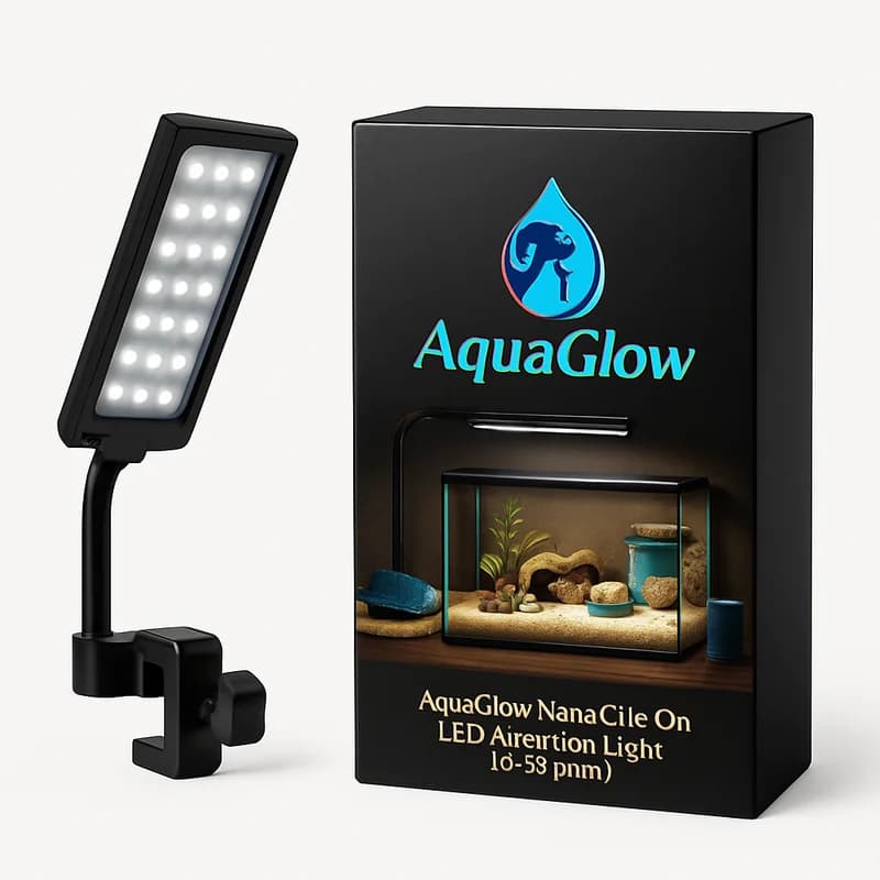 AquaGlow Nano Clip-On LED Aquarium Light (10-20 gallon)