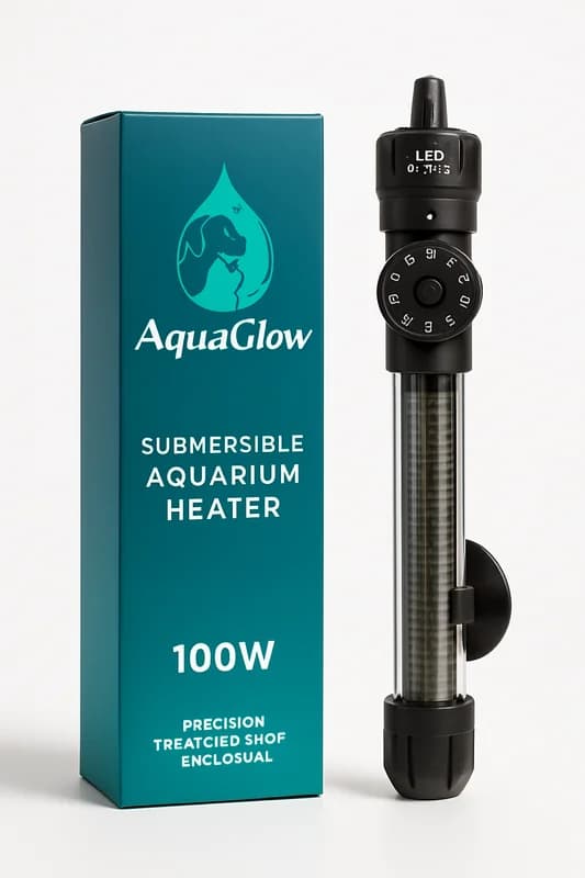 AquaGlow Submersible Aquarium Heater 100W