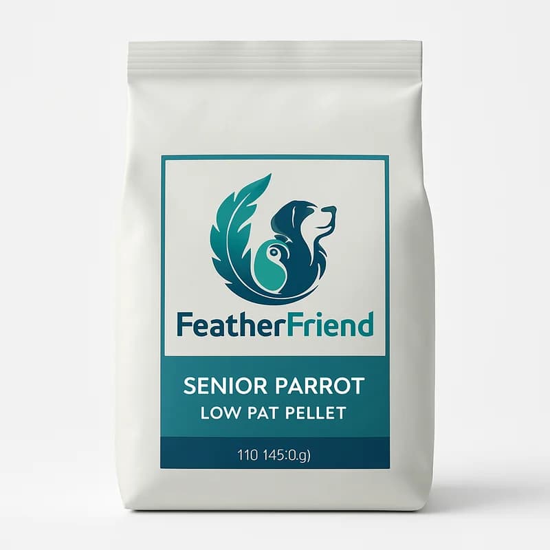 FeatherFriend Senior Parrot Low-Fat Pellet (1 lb)