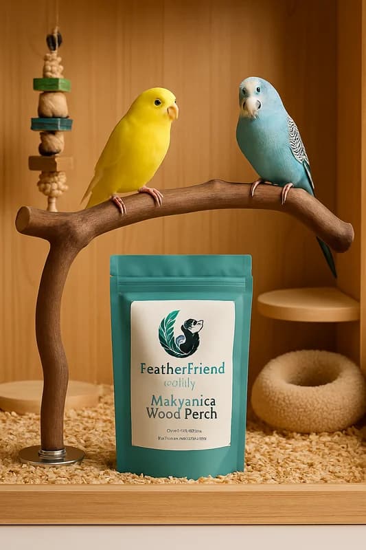 FeatherFriend Natural Manzanita Wood Perch Large