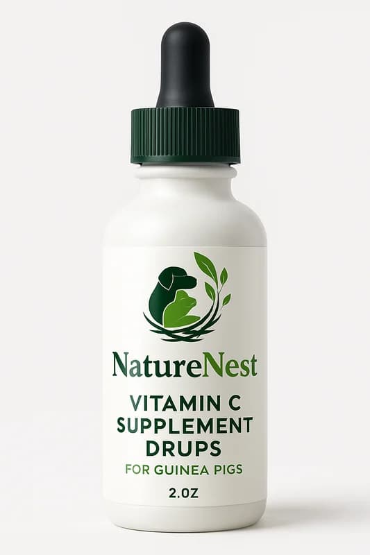 NatureNest Vitamin C Supplement Drops for Guinea Pigs (2 oz)