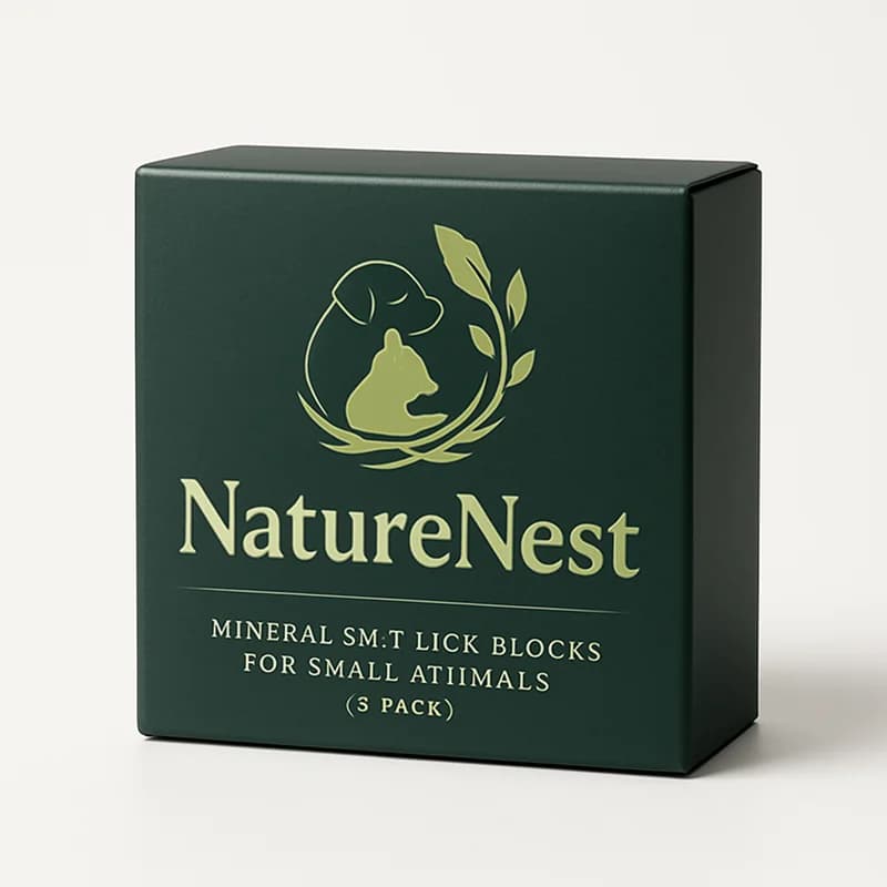 NatureNest Mineral Salt Lick Blocks for Small Animals (3-pack)