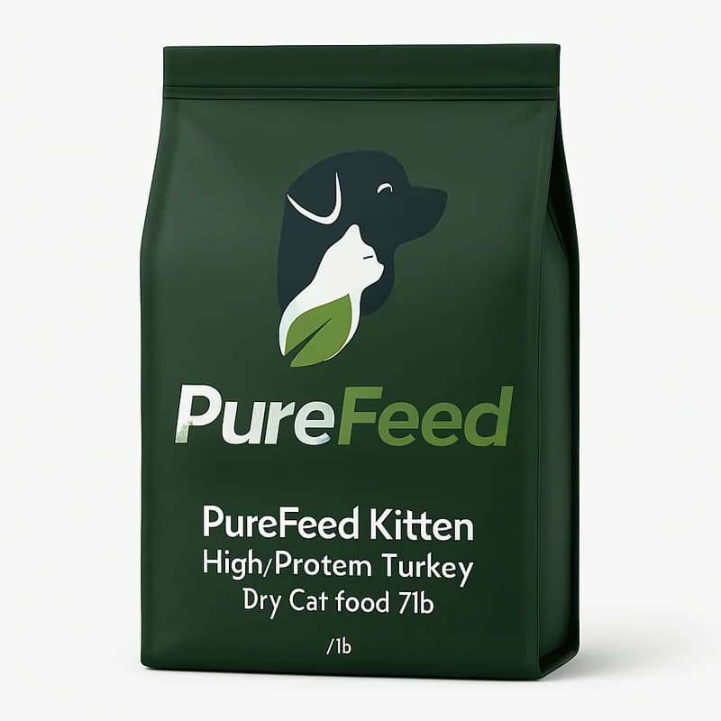 PureFeed Kitten High-Protein Turkey Dry Cat Food (7 lb)