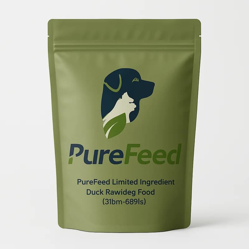 PureFeed Limited Ingredient Duck Raw Dog Food (3 lb nuggets)