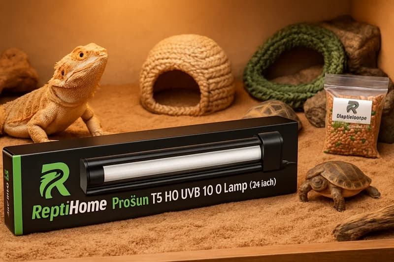 ReptiHome ProSun T5 HO UVB 10.0 Lamp for Reptiles (24 inch)