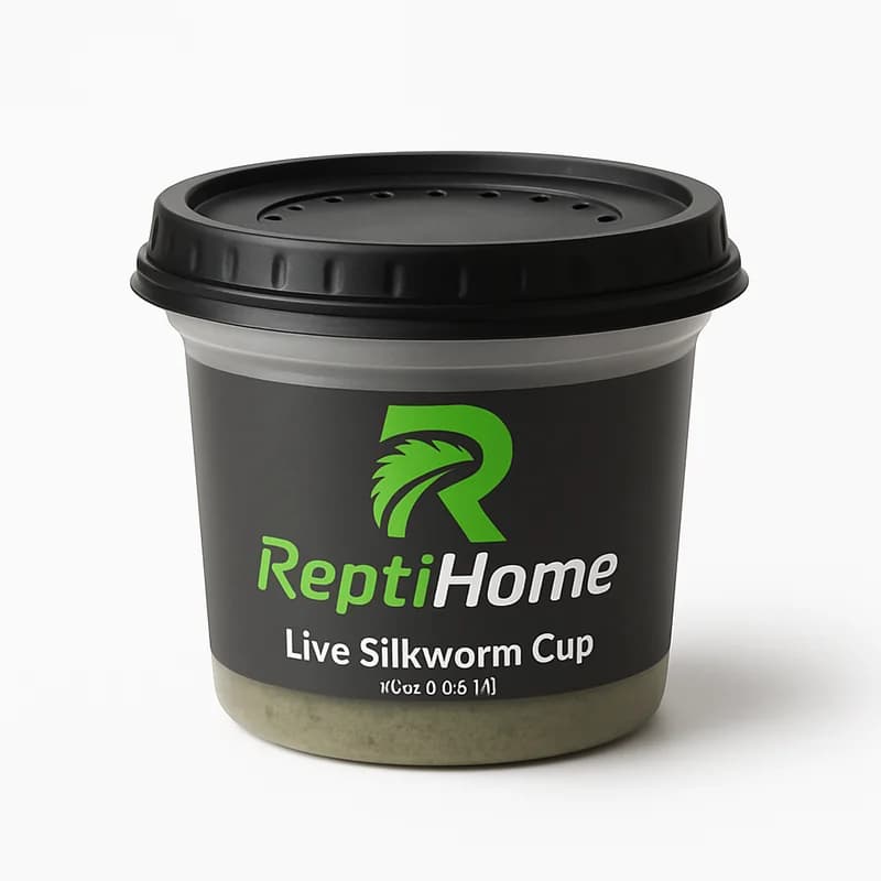ReptiHome Live Silkworm Cups (25-count)