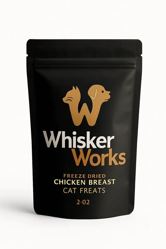 WhiskerWorks Freeze-Dried Chicken Breast Cat Treats (2 oz)