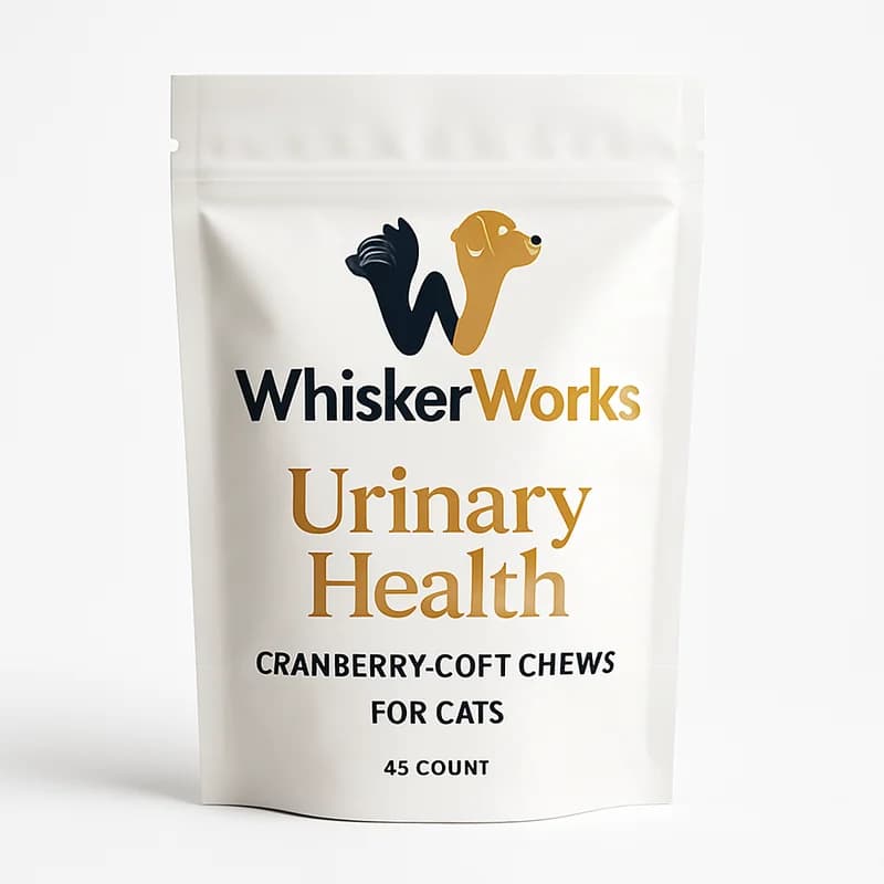 WhiskerWorks Urinary Health Cranberry Soft Chews for Cats (45 count)